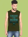 Men's Sleeveless T-Shirt: Chase The Burn
